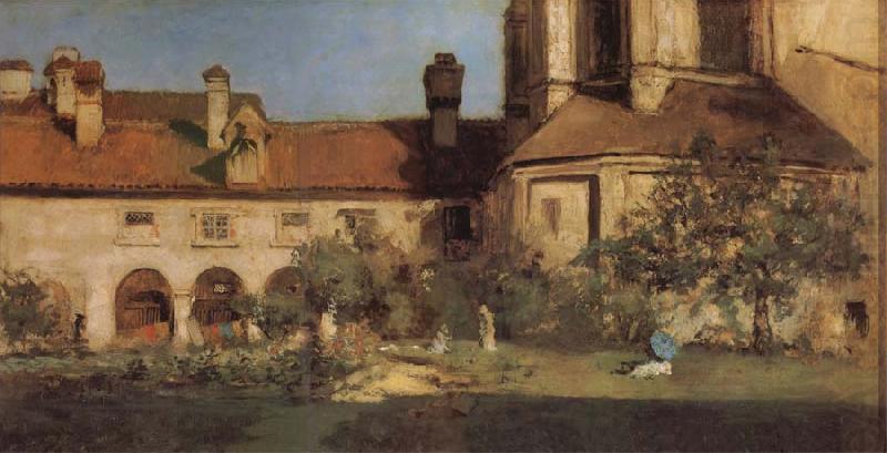 The Cloisters, William Merritt Chase